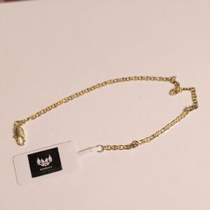 Gold-Tone Chain Necklace with Lobster Clasp - 14K Look